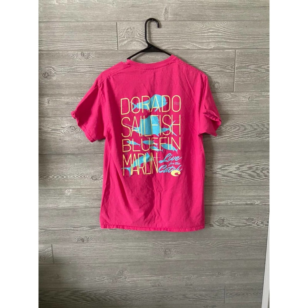 Costa shirt‎ medium pink fishing shirt